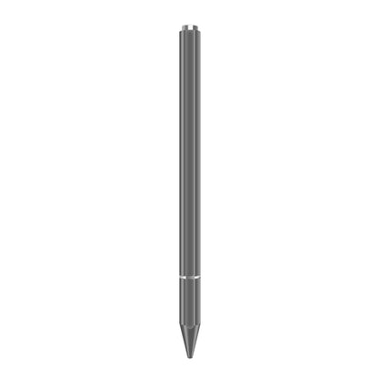 Grey magnetic stylus pen with disc tip for mobile phones and tablets