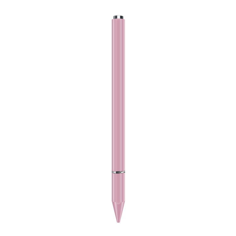 Rose gold magnetic stylus pen with disc tip for mobile phones and tablets