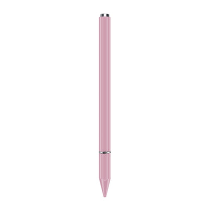Rose gold magnetic stylus pen with disc tip for mobile phones and tablets