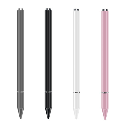 Set of magnetic stylus pens in rose gold, black, white, and grey colors