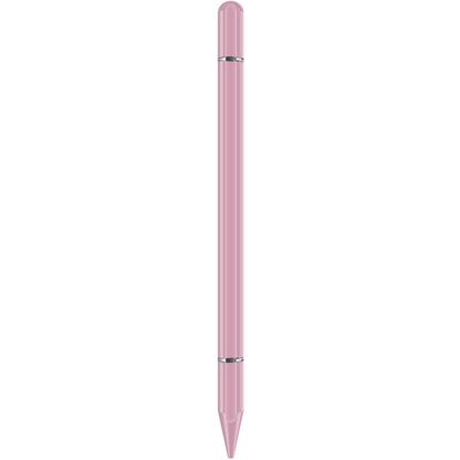 Rose pink stylus pen with pointed tip and slim cylindrical design