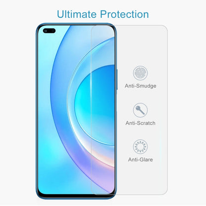 Tempered glass screen protector with anti-smudge, anti-scratch, anti-glare features