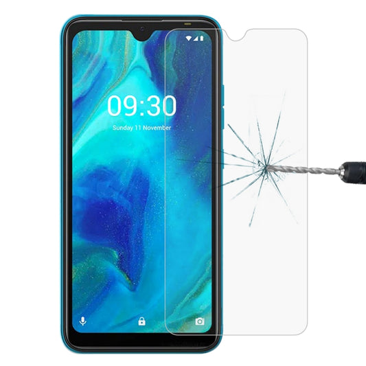 Tempered glass screen protector for smartphone, clear 2.5D coverage over screen