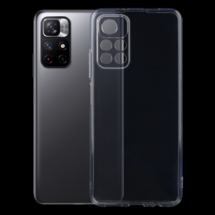 Clear TPU phone case set with phone back cover and camera opening