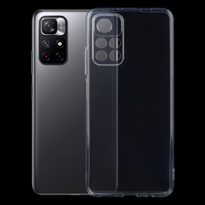Clear TPU phone case set with phone back cover and camera opening