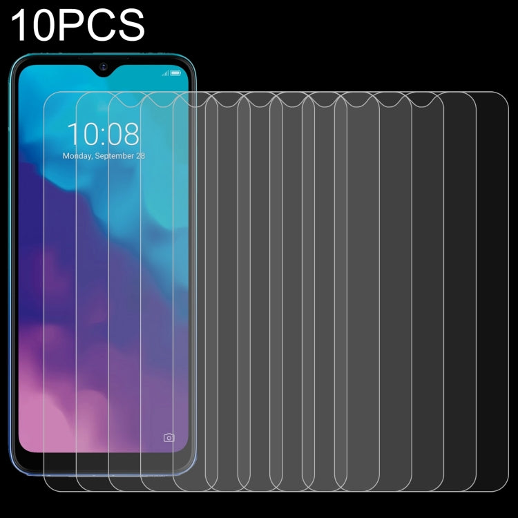 10-pack 2.5D tempered glass screen protector film for smartphone, phone display covered