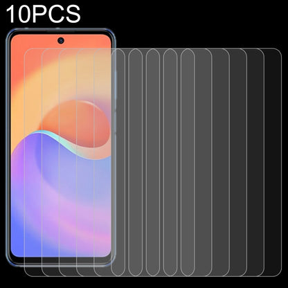 10-pack 2.5D tempered glass screen protectors for smartphone, phone screen and additional glass