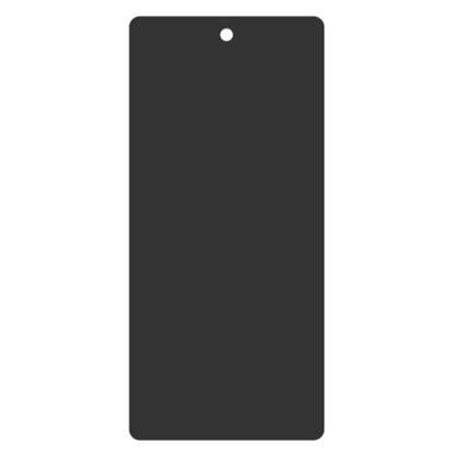 Curved privacy screen protector film with a cutout for the front camera