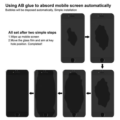 Privacy screen protector film with step-by-step alignment for easy installation