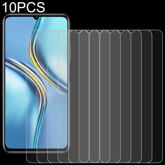 Tempered glass screen protector set with curved 2.5D edges for multiple phones