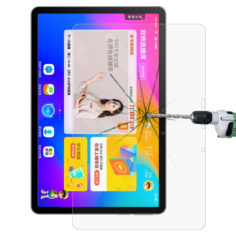 Tempered tablet screen protector film for a tablet, clear 2.5D glass design