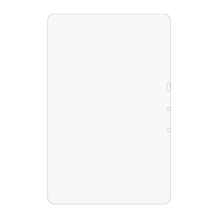 Clear rectangular tempered tablet screen protector film