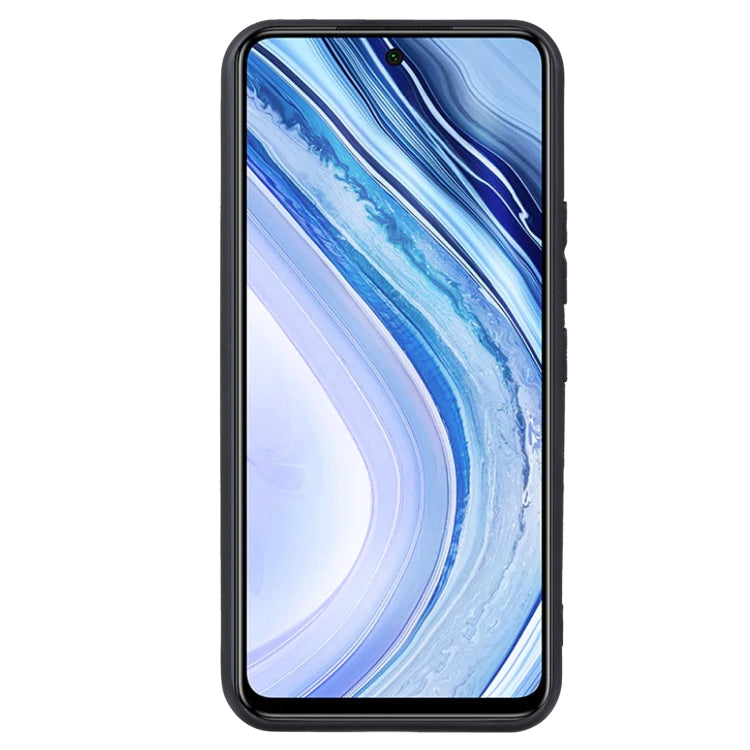 TPU phone case for Xiaomi Redmi Note 9 Pro Max, black, side profile with button openings