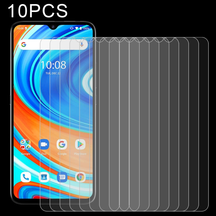 10-pack tempered glass screen protectors with 2.5D curved edges for mobile phones