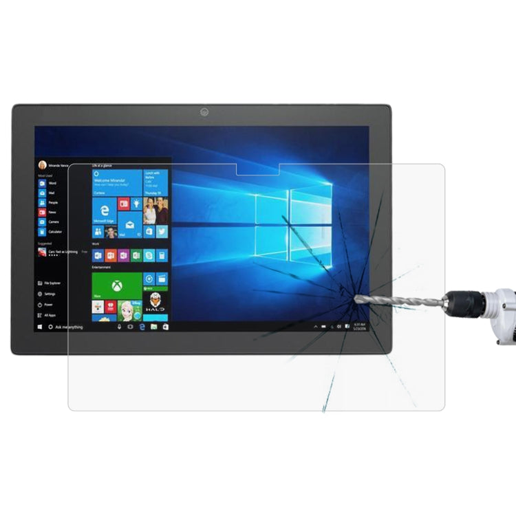Transparent tempered glass screen protector film for tablets, clear cover over screen