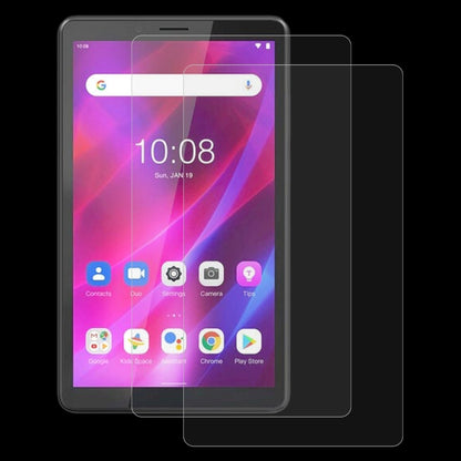 Tablet screen protector tempered glass film, 2-pack, clear fitted glass over display