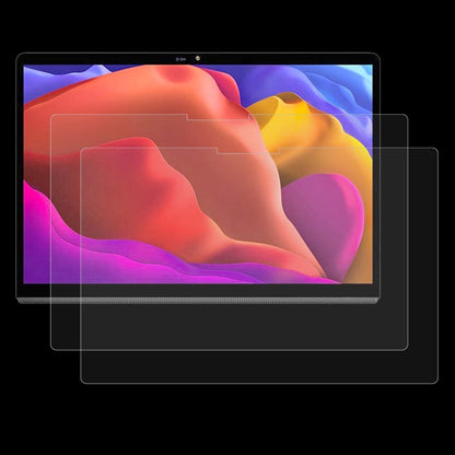 Tablet screen protector tempered glass film, 2-pack, transparent glass protection layers