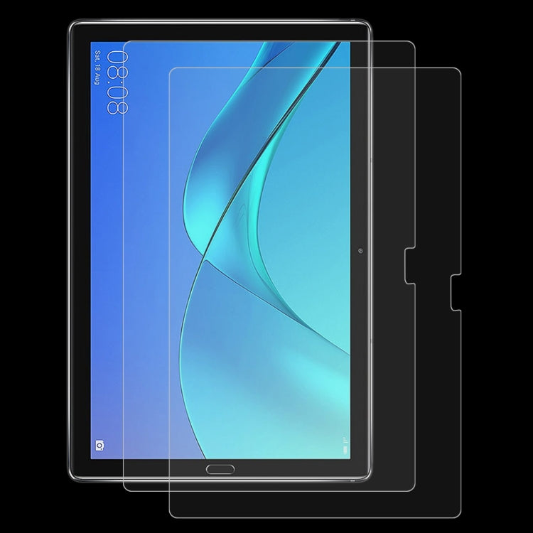 Tablet screen protector tempered glass film, 2-pack, clear glass overlays on tablet