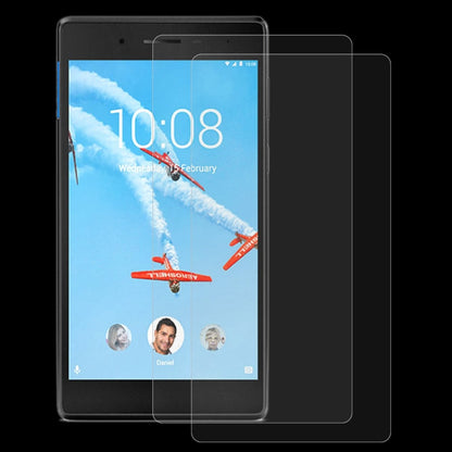 Tablet tempered glass film set, clear 2-pack with edge-to-edge front coverage