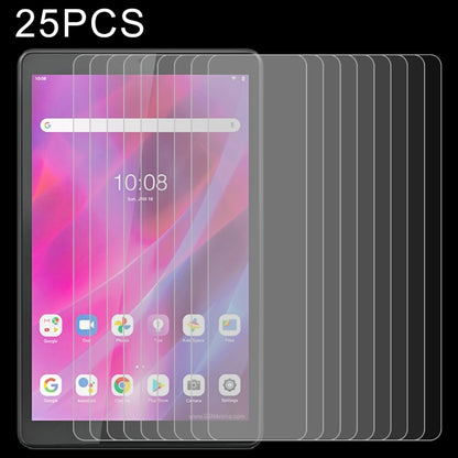 Tablet tempered glass screen protectors, 25-pack shown with multiple sheets