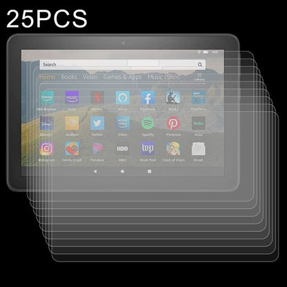 25-pack tempered glass screen protectors for tablet screens, layered for coverage