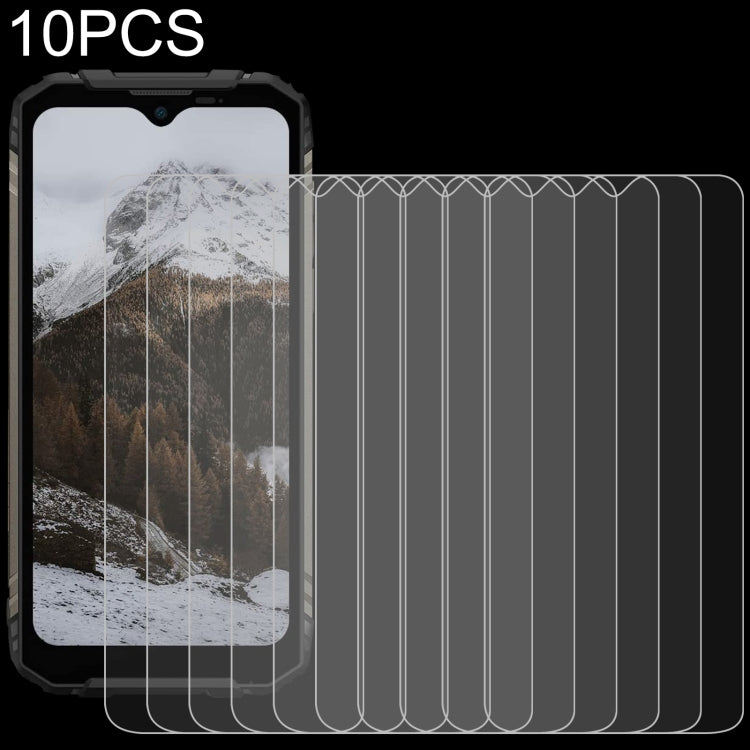 10-pack 2.5D tempered glass screen protector films; phone screen cover and stacked set
