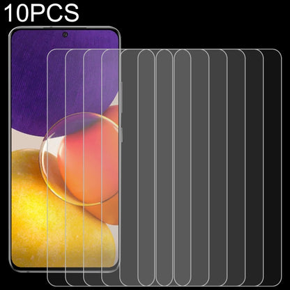 10-pack 2.5D tempered glass screen protector films; front glass covers with rounded edges