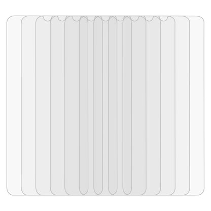 Tempered glass screen protectors, set of 10, clear curved-edge films