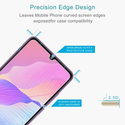Tempered glass screen protector with 2.5D curved edge design for a snug fit
