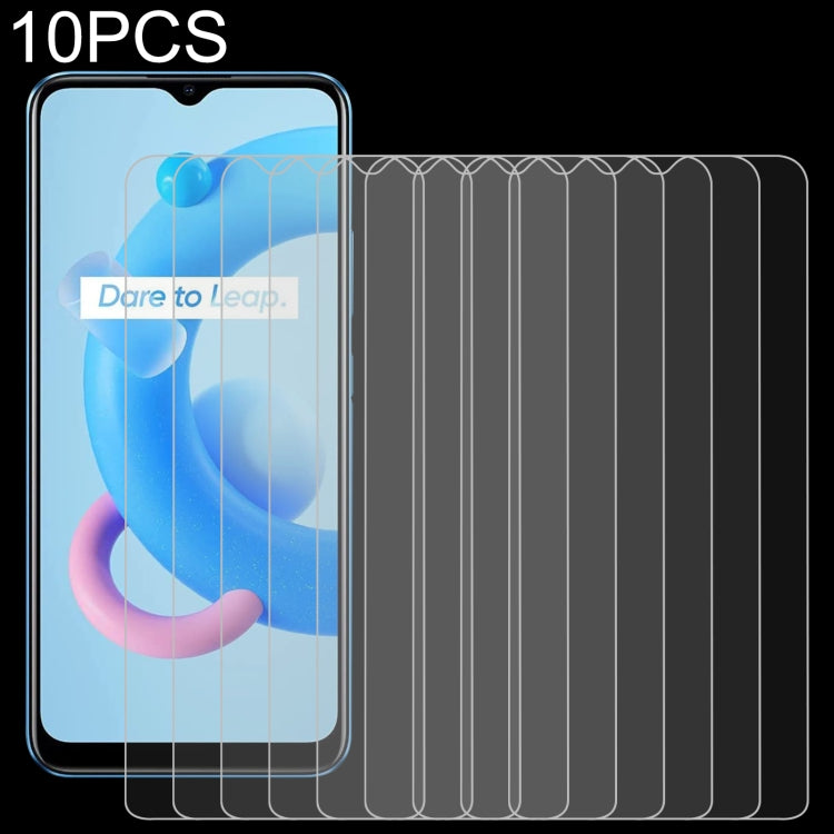 10PCS tempered glass screen guard set, 2.5D curved edges, 9H hardness