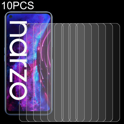 10PCS tempered glass screen protector set with rounded 2.5D edges, 9H protection
