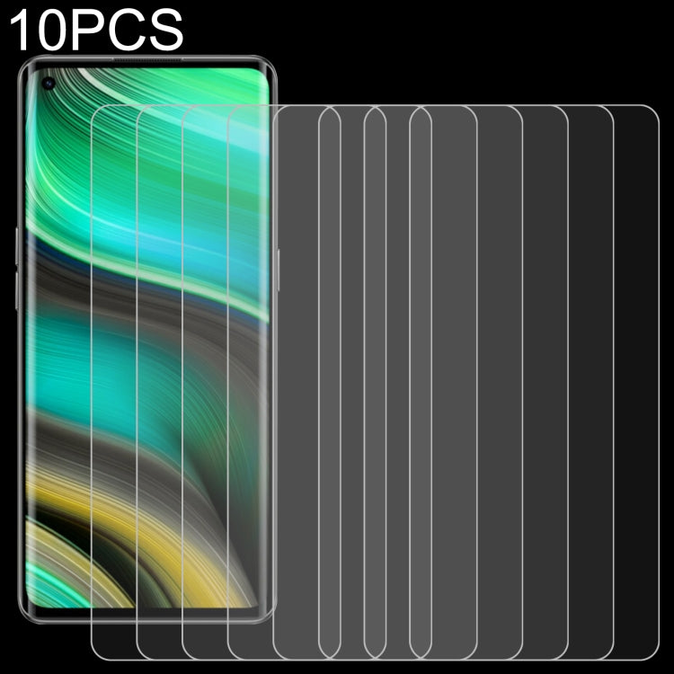 Tempered glass screen protectors set of 10, clear 2.5D curved screen films