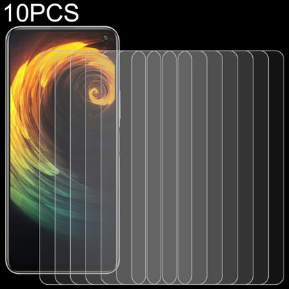 10-pack 2.5D tempered glass screen protector films; clear glass sheets for phone screens