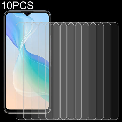 10PCS 9H tempered glass screen protector set, 2.5D curved-edge coverage