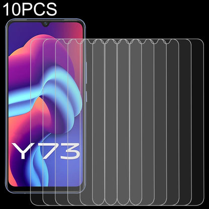 10-pack 9H tempered glass screen protectors with 2.5D curved fit for phone