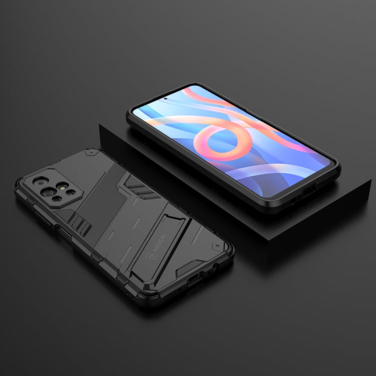 Rugged shockproof phone case with raised screen bezel and camera cutouts