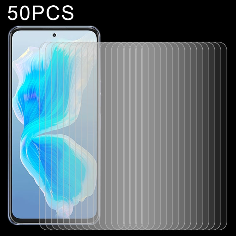 50 PCS 0.26mm 9H 2.5D Tempered Glass Film, For Blackview Oscal C20  (50 PCS), For Meizu M5c (50 PCS), For Wiko Y62 (50 PCS), For Meizu 18x (50 PCS), For Crosscall Trekker M1 (50 PCS), For Sony Xperia 10 III Lite (50 PCS), For Wiko Ride 3 (50 PCS)      ...