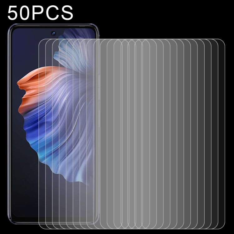 50 PCS 0.26mm 9H 2.5D Tempered Glass Film, For Blackview Oscal C20  (50 PCS), For Meizu M5c (50 PCS), For Wiko Y62 (50 PCS), For Meizu 18x (50 PCS), For Crosscall Trekker M1 (50 PCS), For Sony Xperia 10 III Lite (50 PCS), For Wiko Ride 3 (50 PCS)      ...