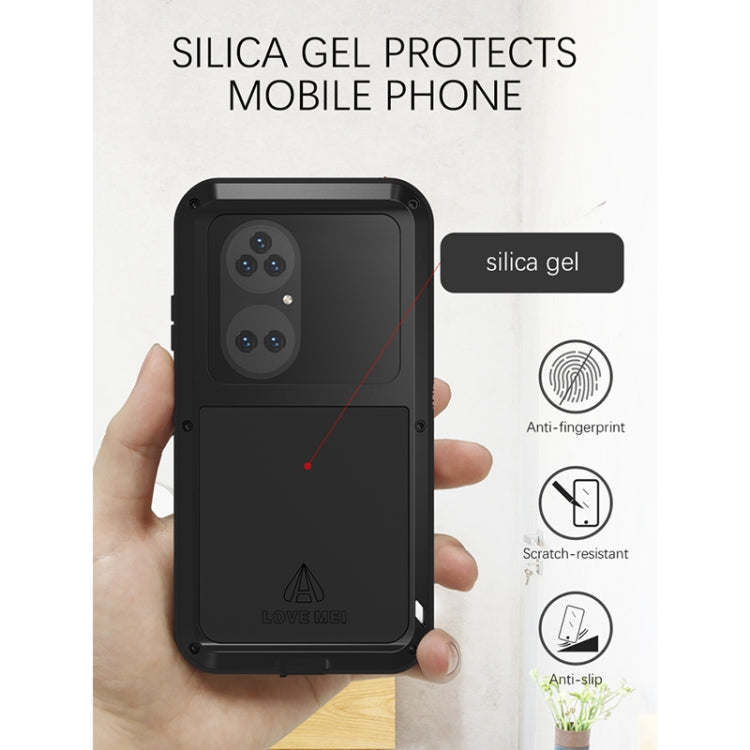 Black rugged phone case back view with camera openings and anti-scratch protective layer