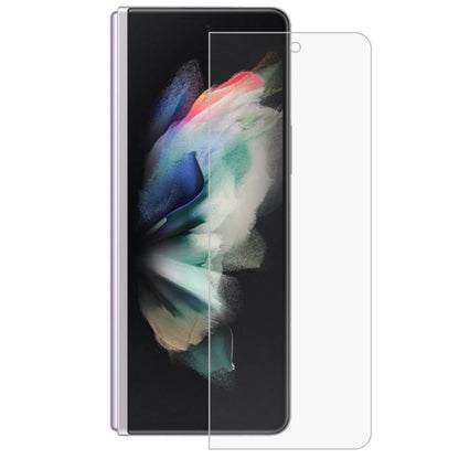 Hydrogel full-screen screen protector film for a foldable phone, clear protective overlay