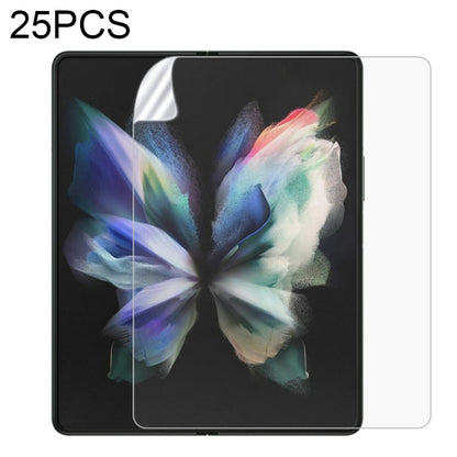 Hydrogel screen protector film (25-pack) with full-screen coverage on dark display