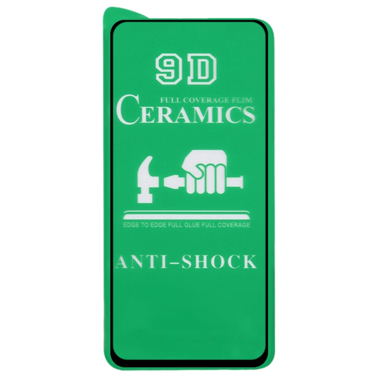 9D full-coverage ceramic film screen protector, anti-shock, adhesive glue style