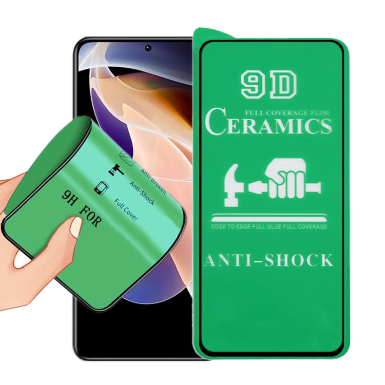 9D ceramic full-coverage screen protector with anti-shock glue (1 film)