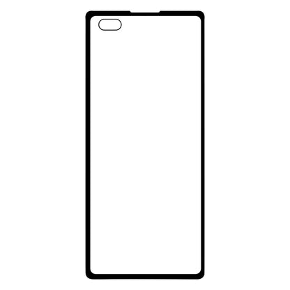 Full glue tempered glass screen protector film, clear sheet with front camera cutout