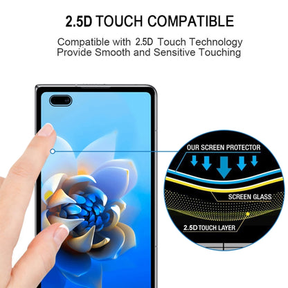 2.5D touch-compatible tempered glass screen protector, smooth rounded edge design