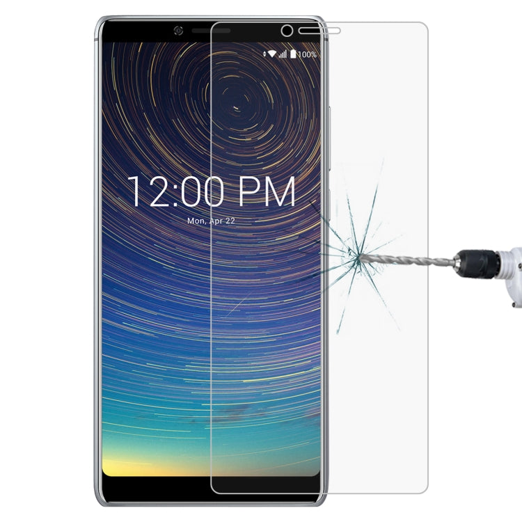 Tempered glass screen protector film with 2.5D curved edges for smartphone display