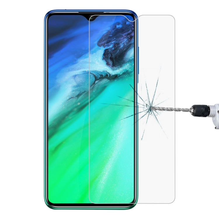 Clear tempered glass screen protector film with 2.5D curved edges for smartphone screen