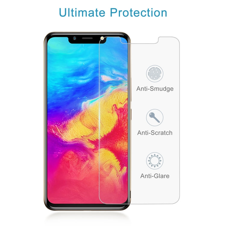 Tempered glass screen protector for smartphone, clear glass panel with anti-scratch protection