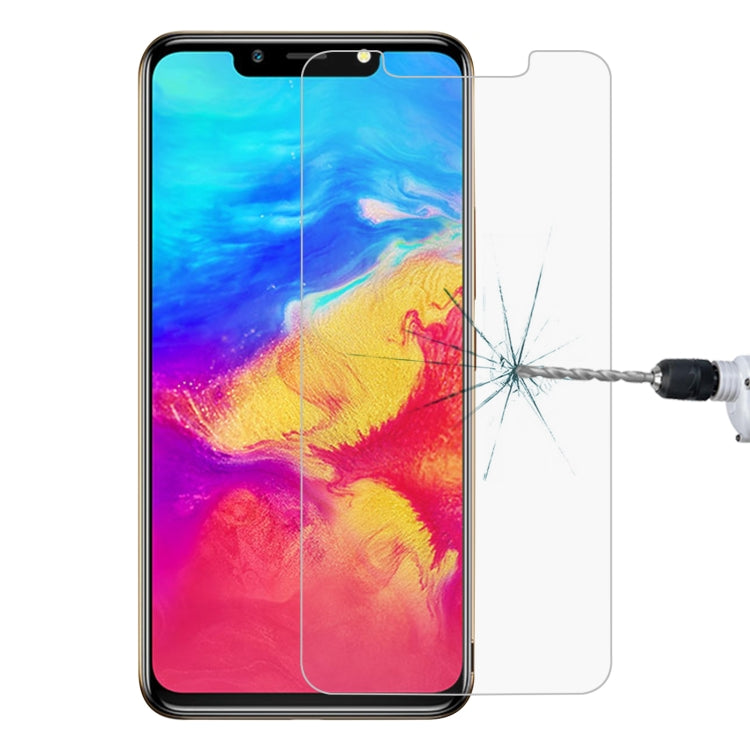 Tempered glass screen protector for smartphone, clear 2.5D curved film with full coverage