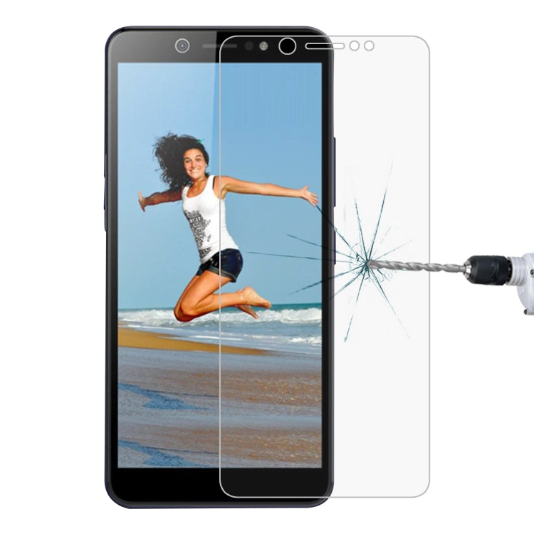 9H tempered glass screen protector with 2.5D curved edges; crack test on film